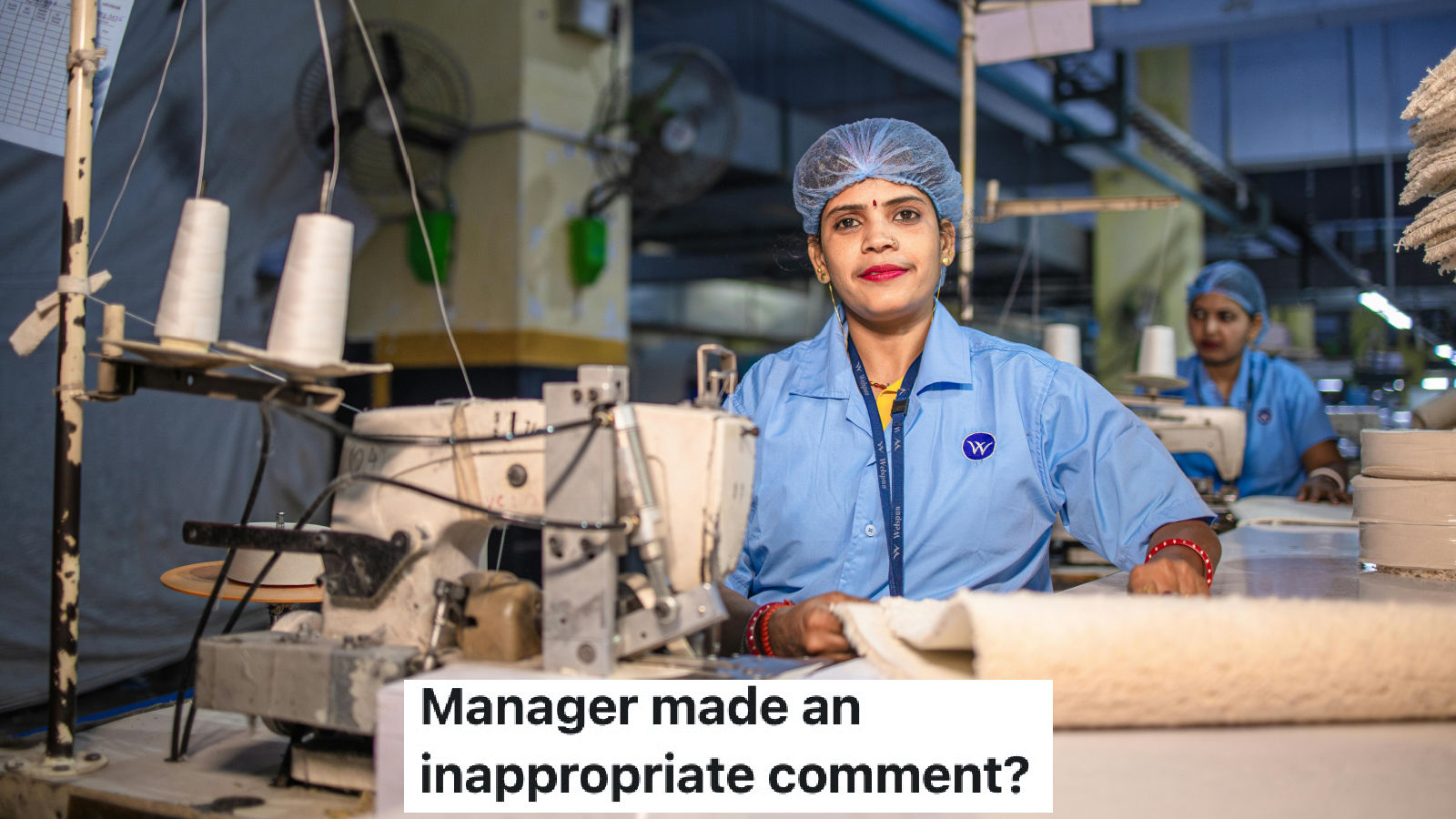 female factory worker