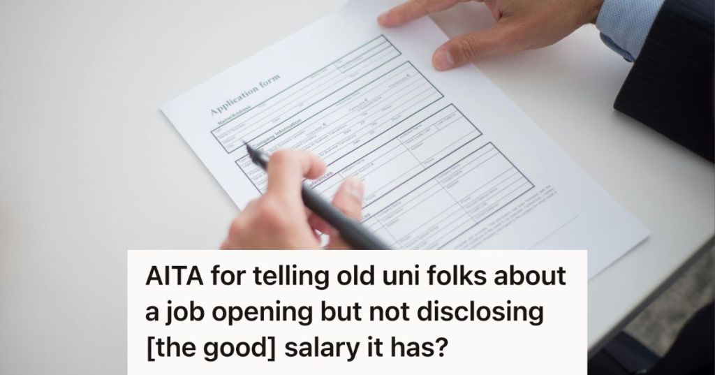 man holding a job application