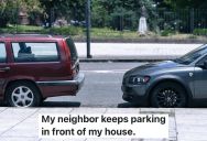 Her Neighbors Started Parking In Her Unused Street Parking Spot, So She Sent A Passive Aggressive Note Telling Them To Stop