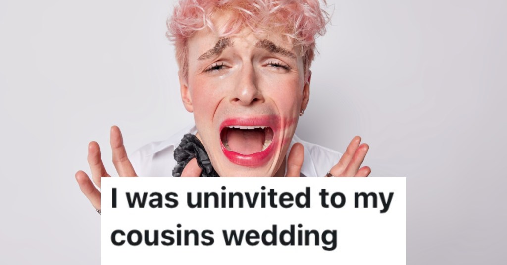 person with an upset expression