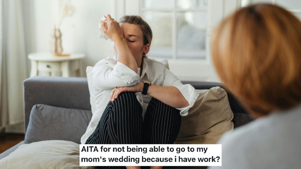 woman disappointing her mom