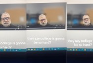 A Professor Had a Big Surprise for His Students During a Recorded Lecture