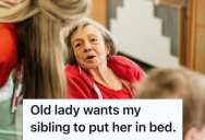 Caregiver Was Mistaken For Nursing Home Staff By A Frail Resident Asking To Be Put To Bed, So They Kindly Drew The Line And Found Someone Qualified To Help