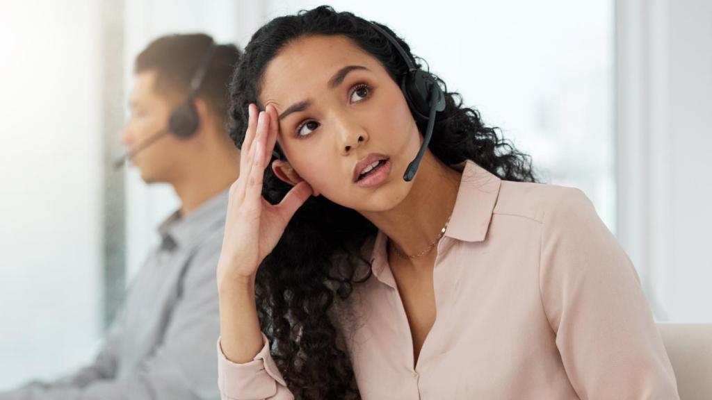 woman in an office