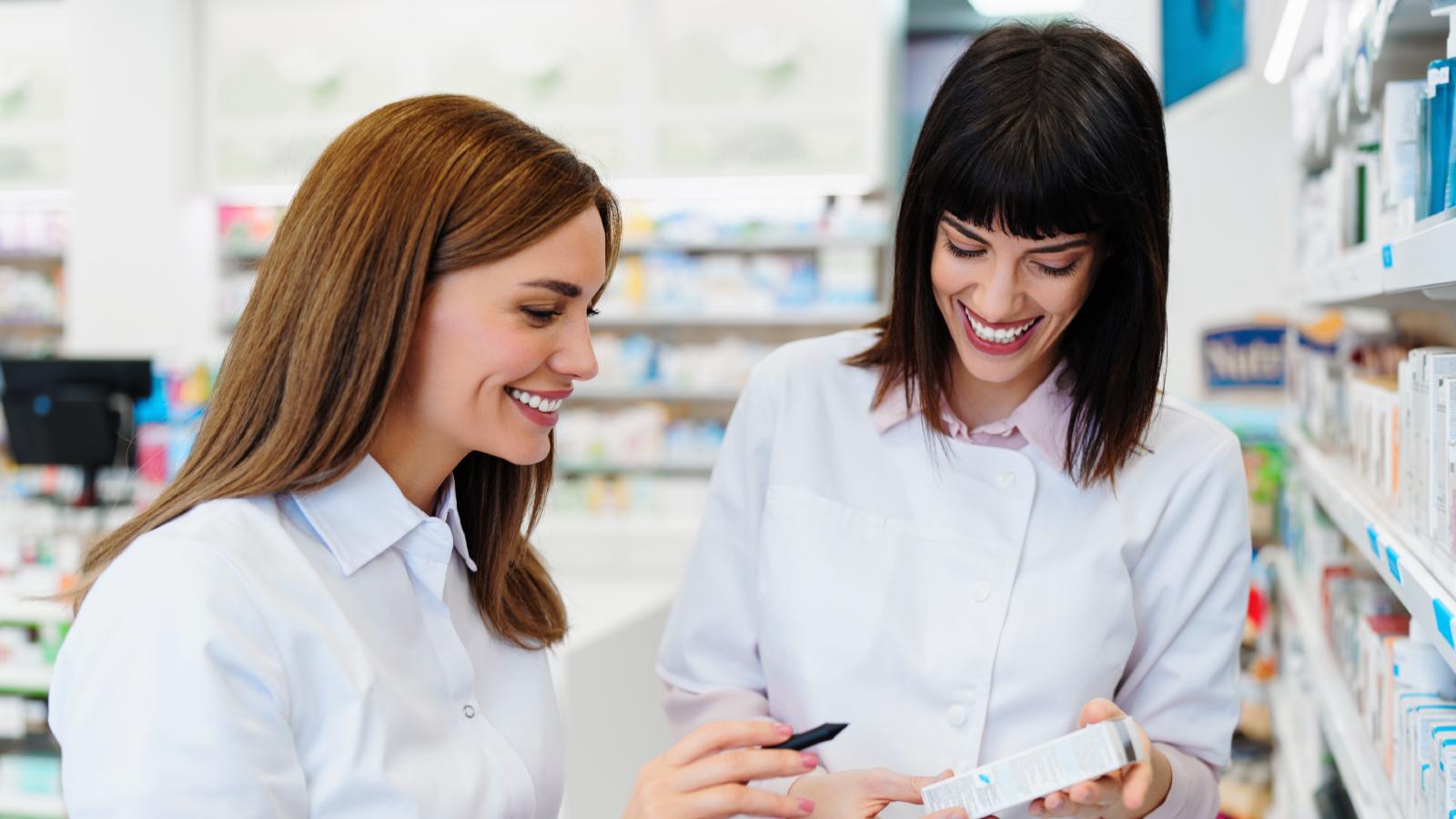 two women in a store