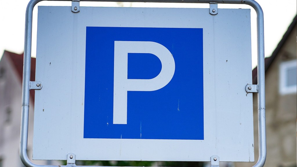 A parking sign