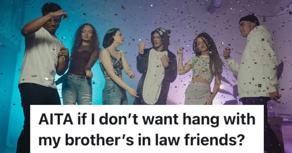 teenagers at a party