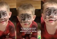 A Child’s Late-Night Marker Experiment Leads to Unexpected Picture Day Panic