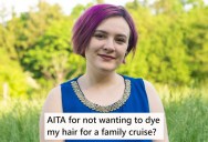 A Woman’s Grandmother Wants Her To Dye Her Purple Hair To A Normal Color, But She Wants To Keep It The Way It Is