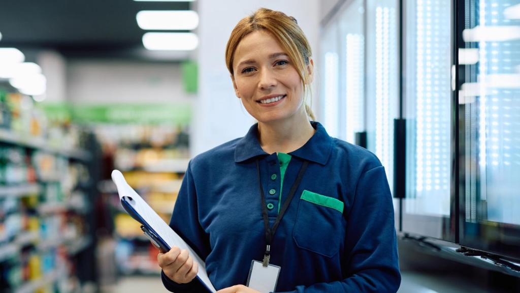 woman in a grocery store