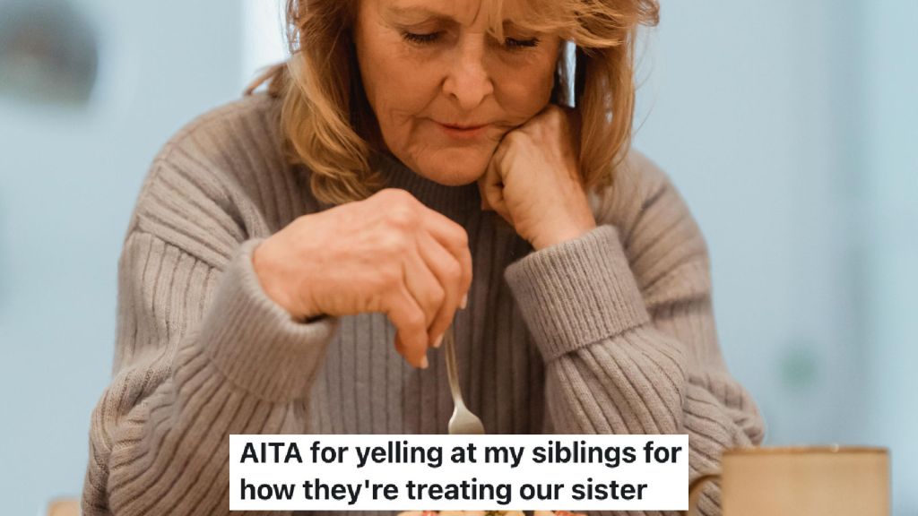 sad woman comfort eating