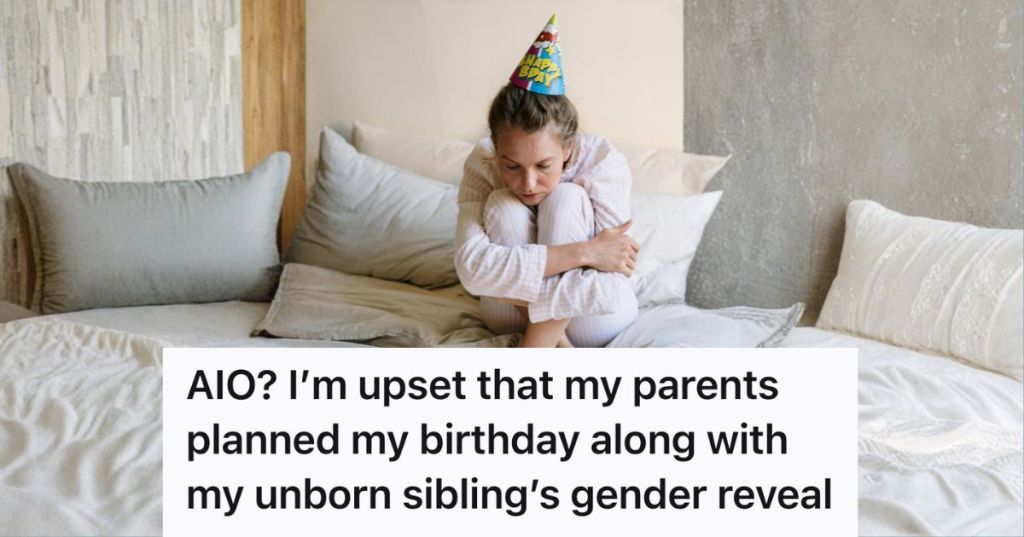 sad teen girl on her birthday