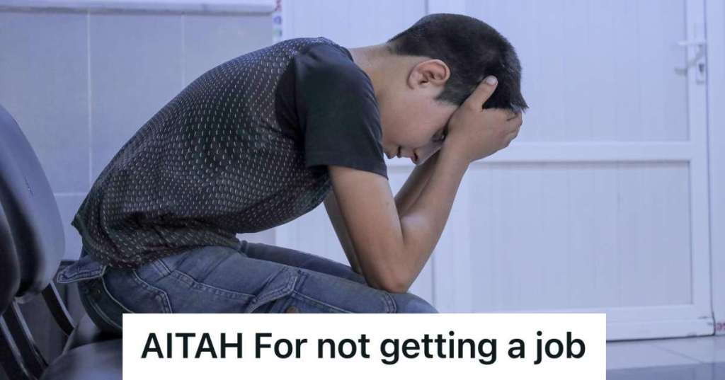 stressed teenage boy