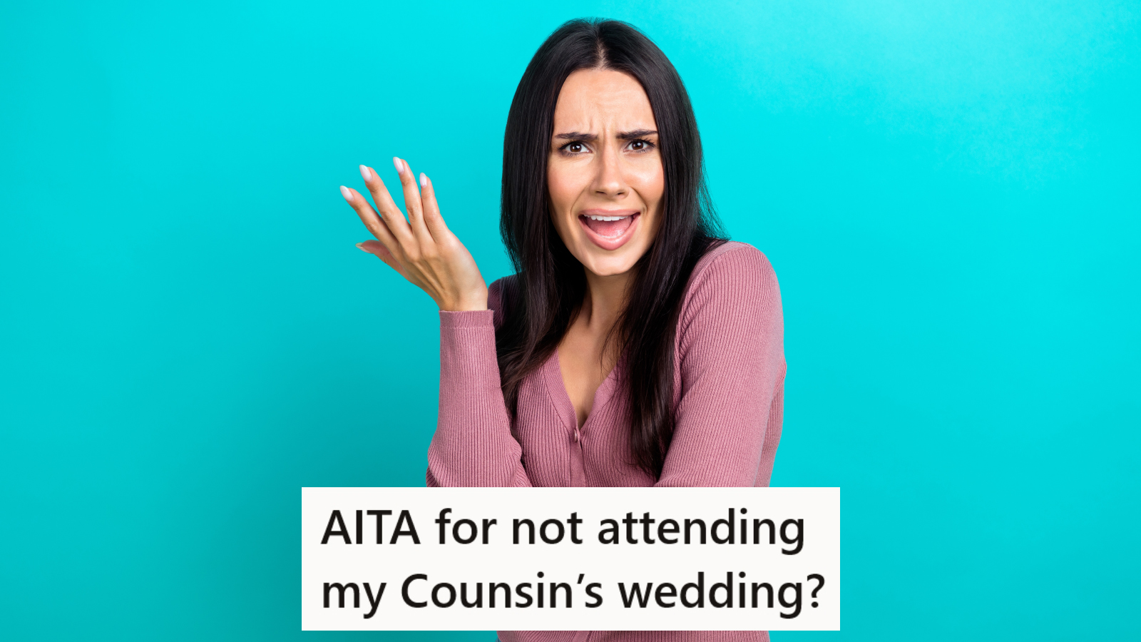 A woman looking confused and upset