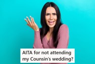 A Woman Was Asked To Participate In Her Cousin’s Wedding, But She Doesn’t Want To Do It Because She’d Have To Walk Down The Aisle With Another Woman