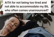 Exhausted Woman Tried To Go To Bed Early, But When Her Entitled Family Kept Dropping By Unannounced Expecting A Meal, She Finally Hit A Breaking Point
