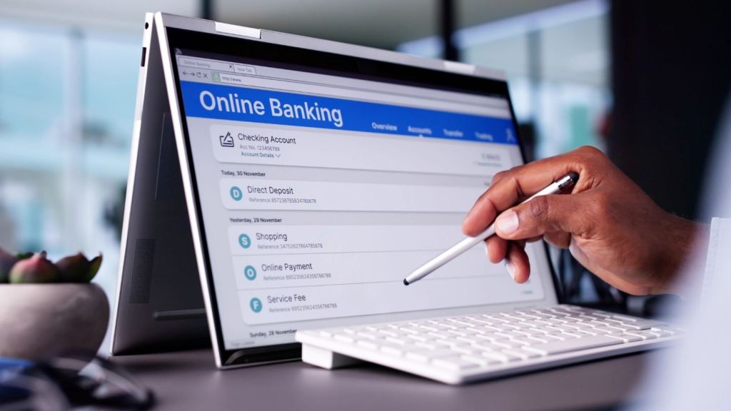 person online banking