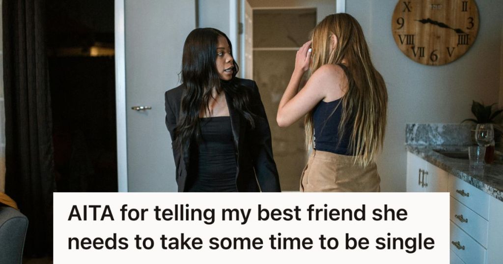 two women arguing in kitchen