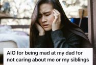Young Woman Watched Her Estranged Dad Prioritize His New Family Over Her And Her Siblings, So When A Birthday Invite Came, She Couldn’t Hide Her Resentment