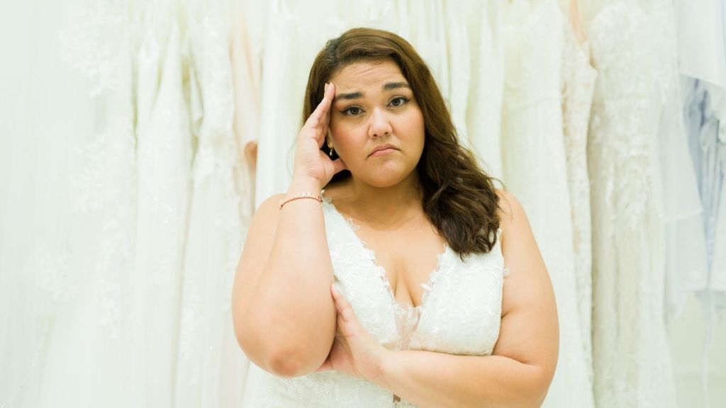 annoyed bride