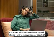 Cell Phone Store Employee Tries To Help A Customer With A Billing Issue, But Her Coworker Acts Like The Manager And Embarrasses Her By Snapping In Front Of The Customer