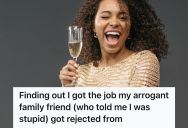 Law Student Spent Years Being Mocked By A Childhood Rival Who Got Rejected From Every Top Firm He Applied To, So When Asked Where She Worked, She Named One Of Those Exact Firms And Rubbed It In His Face
