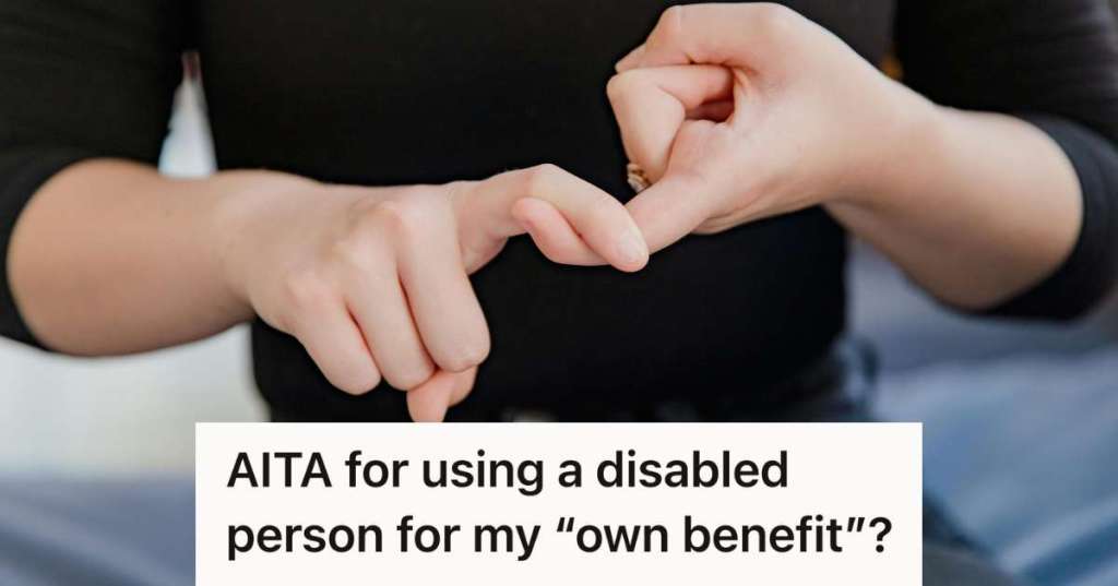 woman doing sign language