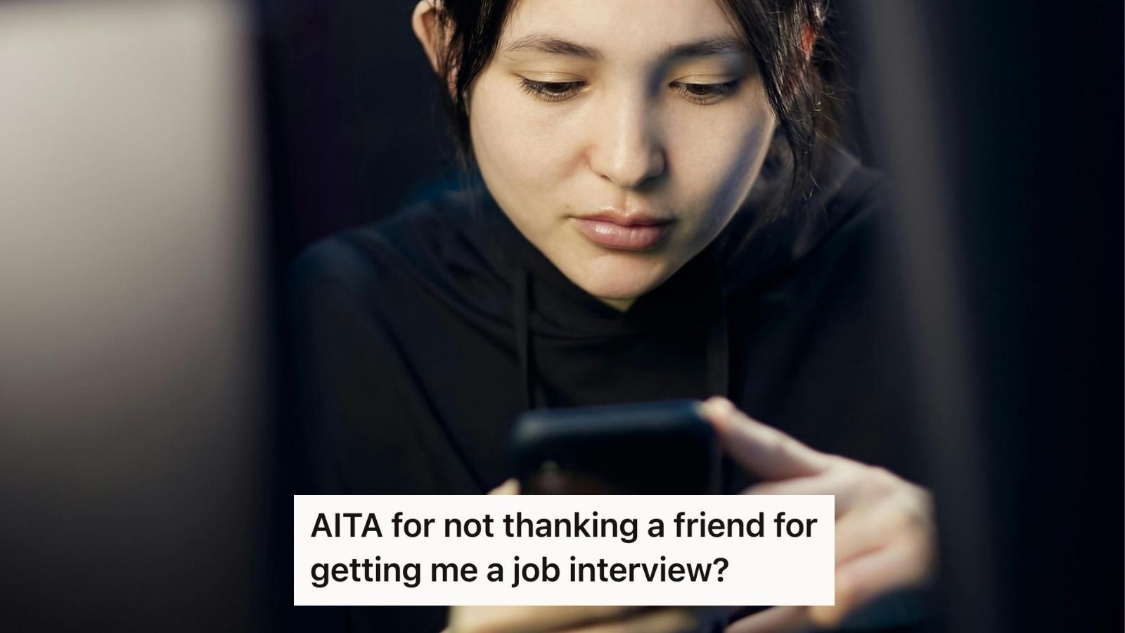 Woman Waited Two Weeks To Thank The Coworker Who Got Her A Job Interview, So He Guilt Tripped Her Over It And Started Ignoring Her Attempts To Make It Right