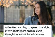 College Student Asked Her Boyfriend If She Could Stay At His College To Hang Out With A Friend She Won’t See For Months, So When He Said No Without A Real Reason, She Started Getting A Little Suspicious