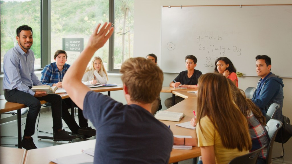 Students in classroom