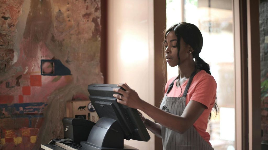 A store cashier