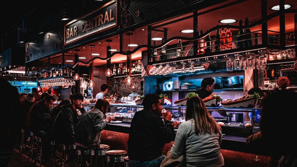 People at a bar