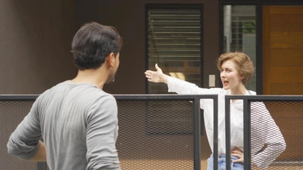 Neighbors arguing