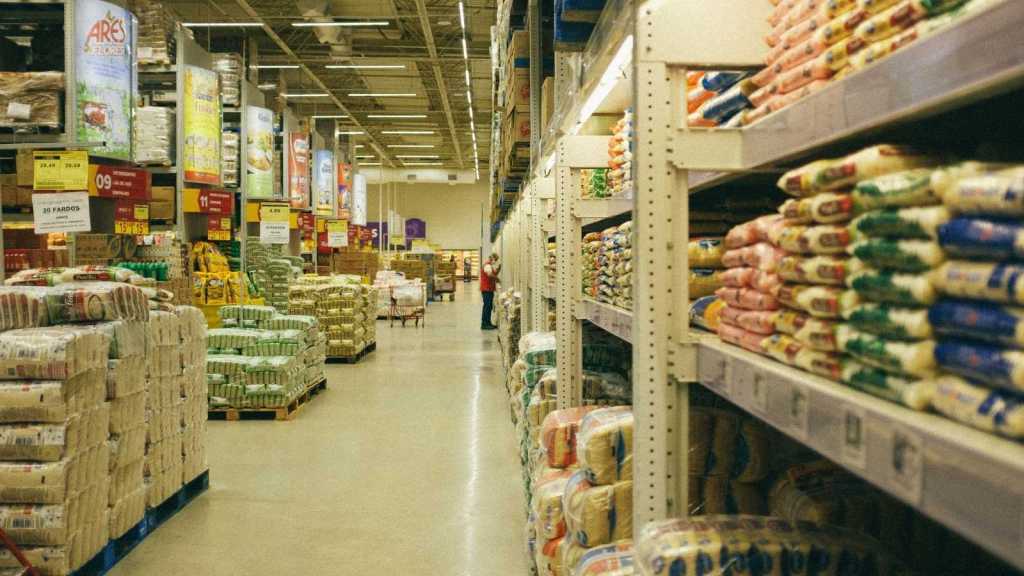 Empty aisles at a large pet store chain