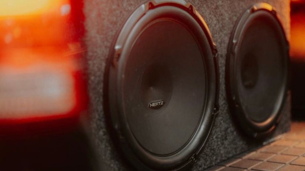 black speakers