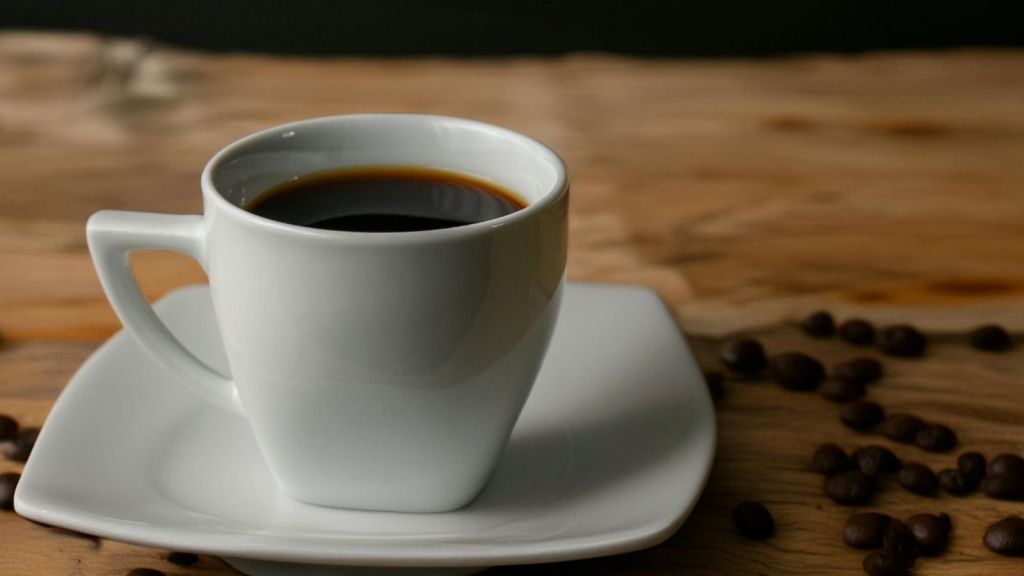 cup of coffee on a saucer