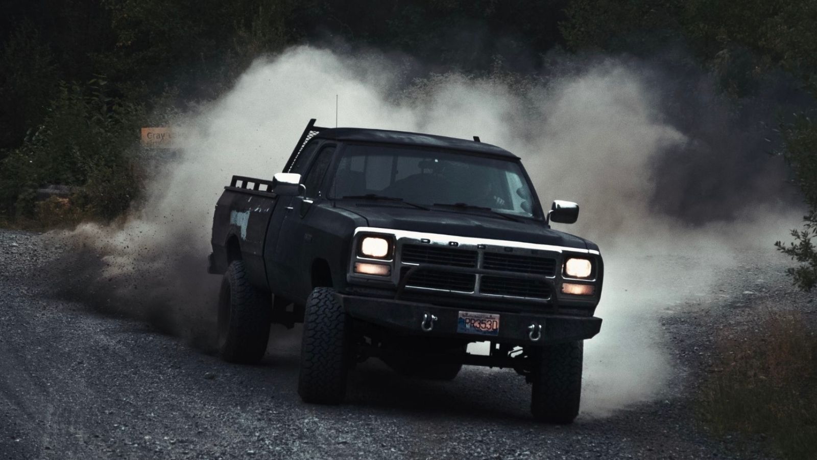College Student Reported After Allegedly Using Truck to Blast Pedestrians With Black Smoke Dodge Ram pickup truck