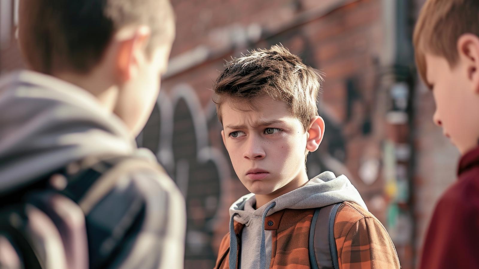 The Two Decade Grudge: How One Man’s Forgiveness of a Childhood Bully Alienated His Closest Friend Teenage boy being bullied by another kids