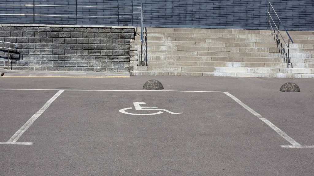 handicapped parking spot