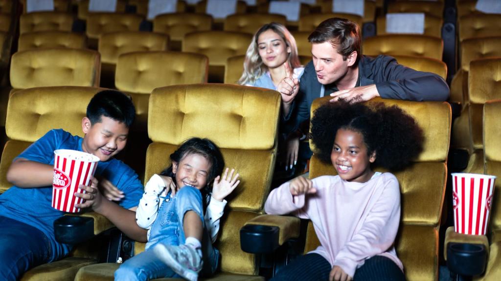 people in a movie theater