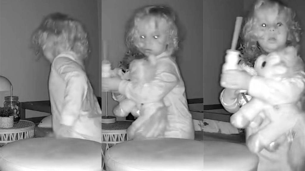 baby on kid camera