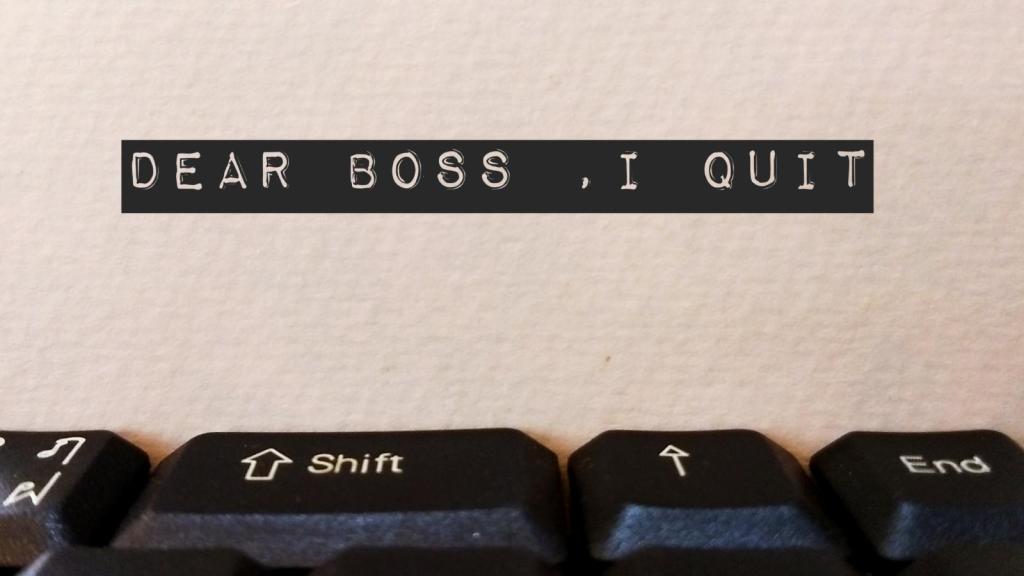 letter to a boss
