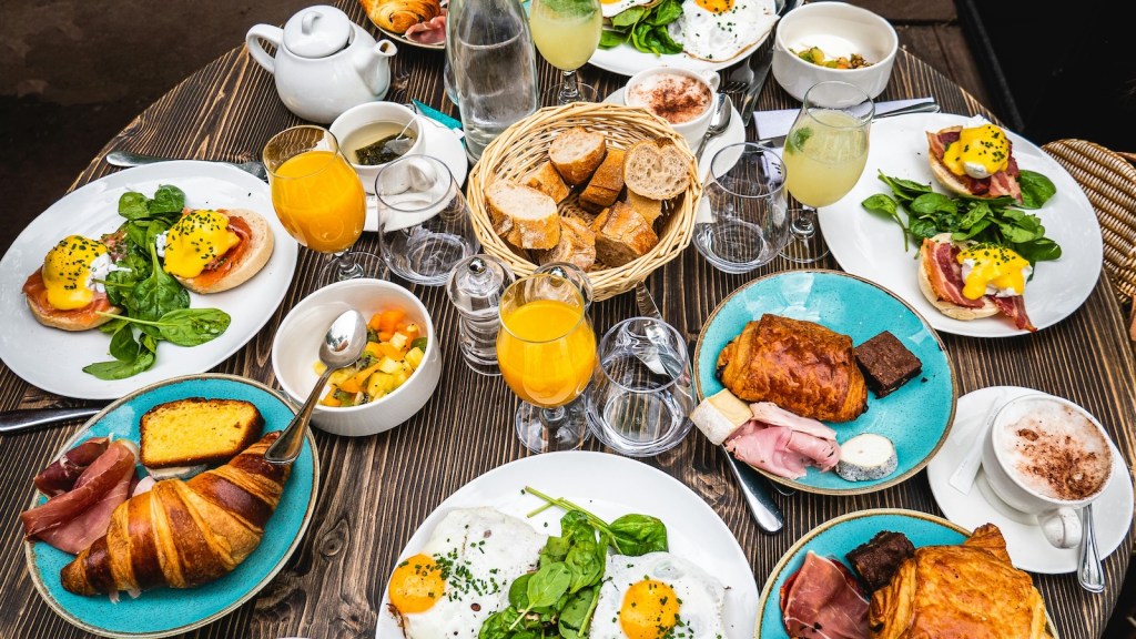 brunch spread for mother's day