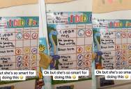 When a Mom Put Up a New Reward Chart, She Didn’t Expect Her Little Girl to Outsmart the System
