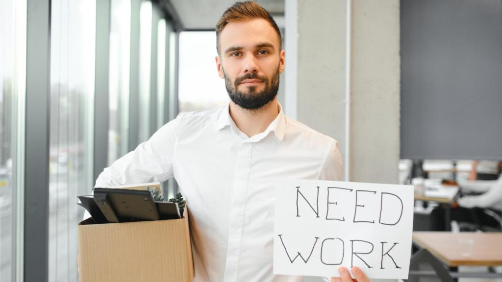 man holding a box