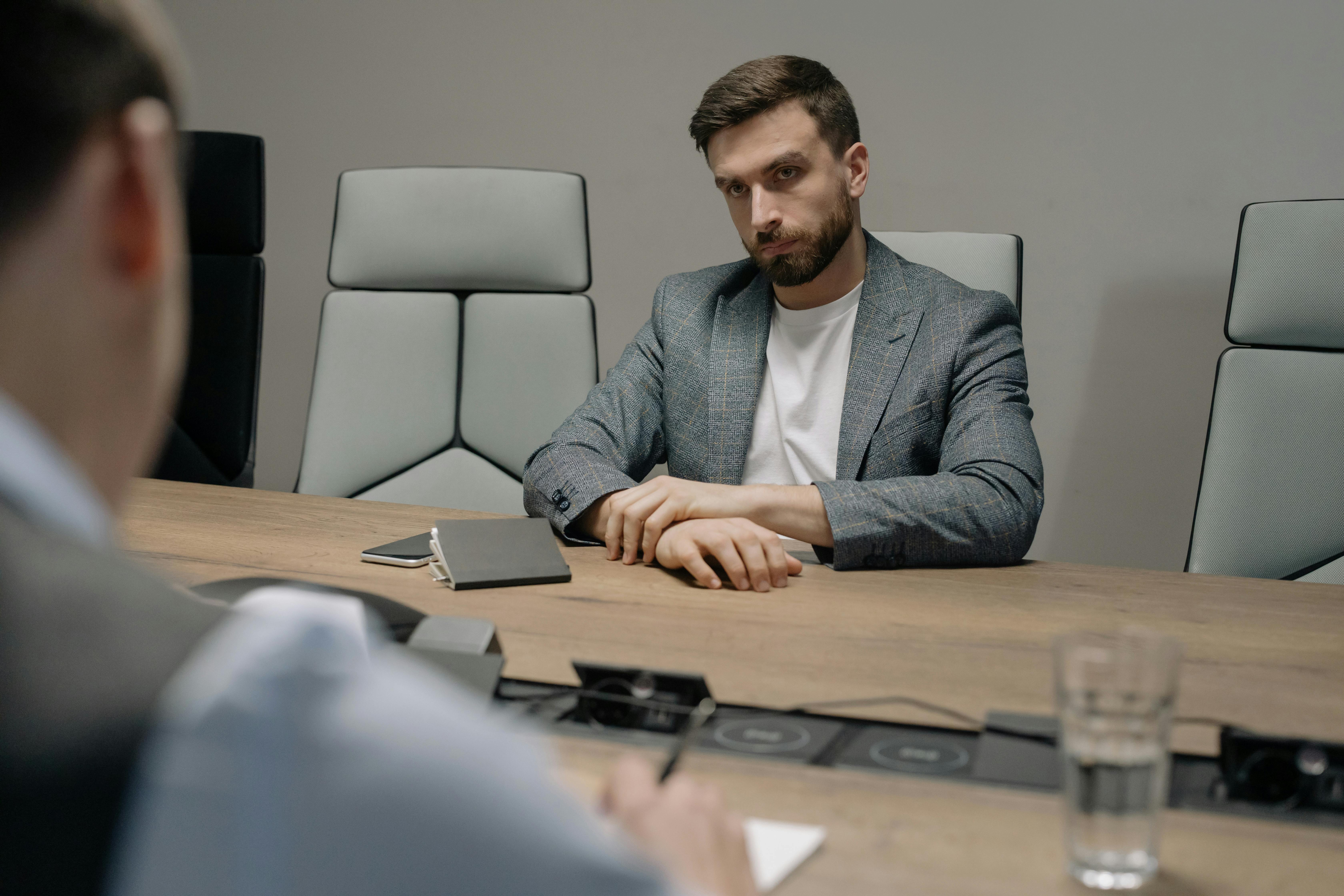 man in an office