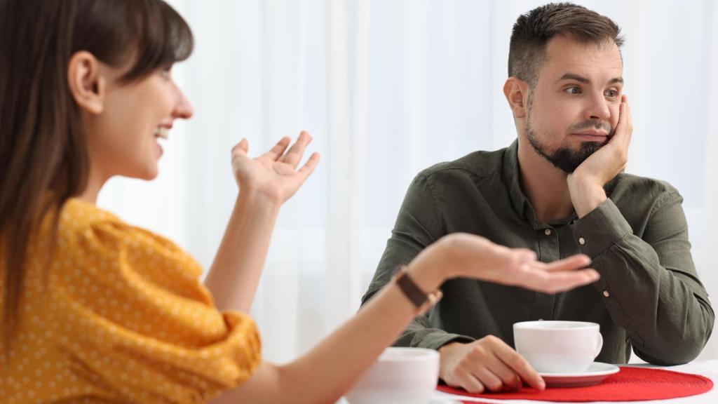 couple having a conversation