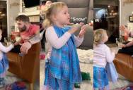 A Father-Daughter Frozen Performance Is Melting Hearts Online
