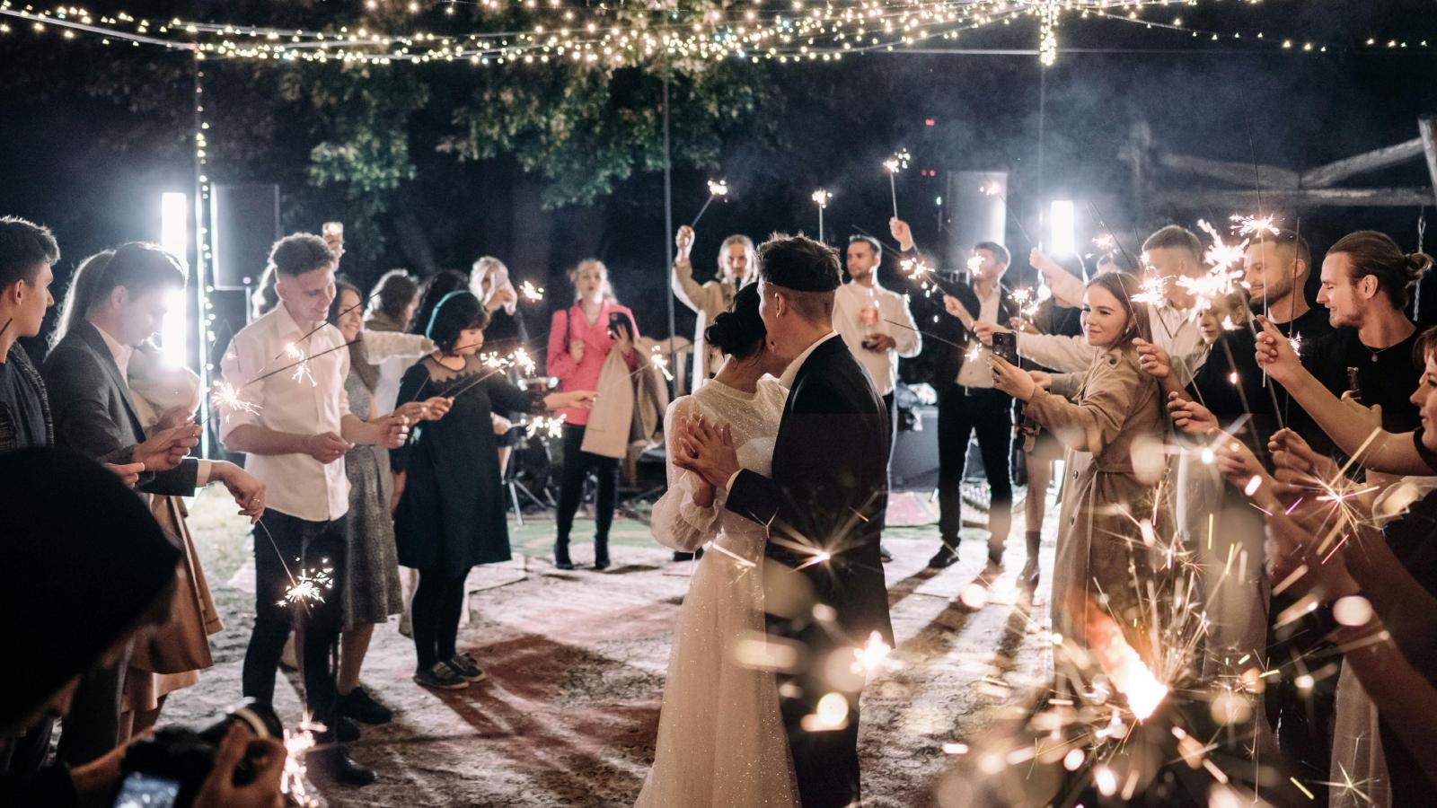 people at a wedding