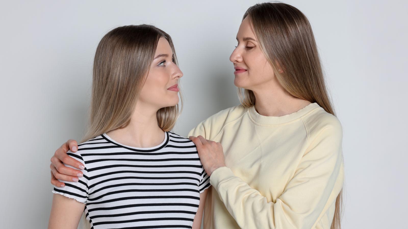mother with her daughter